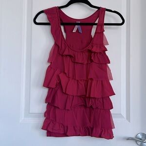 ANTHROPOLOGIE tiered tank